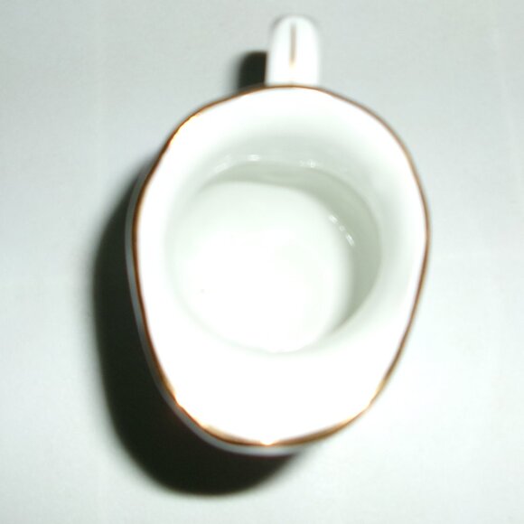 Vintage Creamer TK Thun with Gold Trim Czechoslovakia - Picture 3 of 5